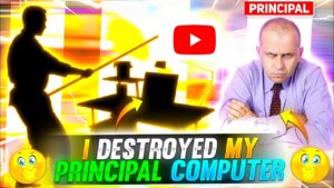 I DESTROYED MY PRINCIPAL COMPUTER 😨😂- GARENA FREE FIRE (Story Time )