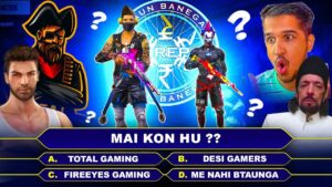 KBC in Free Fire || Mai Kon Hu ?? 😂 Must Watch || Garena Free Fire