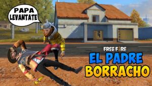 LA ROSA DE GARENA: EL PADRE BORRACHO🍺// FREE FIRE Random | DanielYT