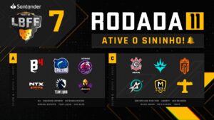 LBFF 7 - Rodada 11 - Grupos A e C | Free Fire