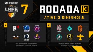 LBFF 7 - Rodada 13 - Grupos A e C | Free Fire