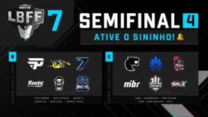 LBFF 7 Série B - Semifinal 4 - Grupos B e C | Free Fire