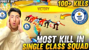 Most Kill In One Clash Squad Match 100+ Kill😱😱- Garena Free Fire