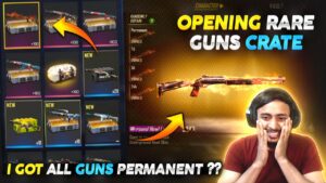 Opening Rare Gun Crates 😍I Got Free In Crates - Garena Free Fire