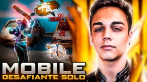 🔥 PEGANDO DESAFIANTE SOLO 🔥 MOBILE AO VIVO - FREE FIRE 🔥 INFLUENCIADOR DA GARENA 🔥  LIVE ON