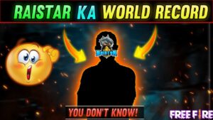 RAISTAR का वर्ल्ड रेकॉर्ड 😱||WORLD RECORD 😲 - GARENA FREE FIRE MAX. #short #freefireshort