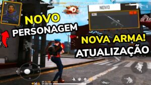 SAIU! TESTEI A NOVA ATUALIZAÇÃO, NOVA ARMA, NOVO PERSONAGEM... GARENA FREE FIRE!