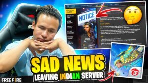 Sad News For All Free Fire Players 🥺 leaving Indian Server - Garena Free Fire Max