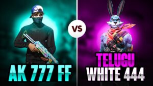 Telugu WHITE444 Challenged me 1vs1🤬|only 1 Taps Gameplay🥵|Garena Free Fire Telugu❤️|