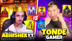 @Tonde Gamer  Vs ABHISHEK YT😱  Biggest Collection War ❤ - Garena Free Fire !!