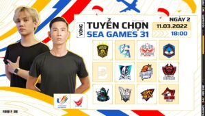 VÒNG TUYỂN CHỌN SEA GAMES 31 FREE FIRE | NGÀY 2 | Vgaming Academy "out trình" đứng đầu BXH bảng B