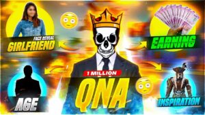 1 MILLION SPECIAL QNA ? GF FACE REVEAL 😍 TOTAL INCOME ? Garena Free Fire