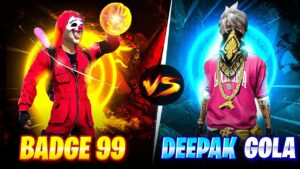 10000 Diamonds TOPUP If I Lose | Badge99 Vs Deepak Gola | Who Will Win? - Garena Free Fire