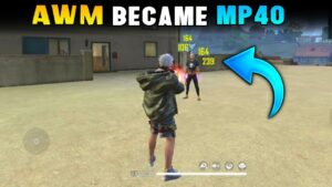AWM BECAME MP40 AFTER DOING THIS 🤯 GARENA FREE FIRE