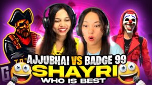 Badge99 VS Ajjubhai94 Shayri || Who Is Best ? || Garena Free Fire || Badge99 || TotalGaming