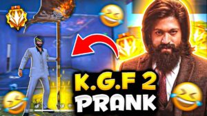 Best Noob Prank with Random Players 😂 KGF Chapter 2 *must watch* - Garena Free Fire