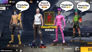 COLLECTION VERSUS FREE FIRE WHO WILL ? COLLECTION VS COLLECTION - GARENA FREE FIRE