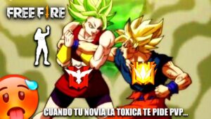 CUANDO TU NOVIA LA TOXICA TE PIDE PVP EN FREE FIRE #freefire 🤯🤣🔥