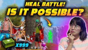 Can We Beat the LAST ZONE with HEAL BATTLE? Garena Free Fire | Sooneeta