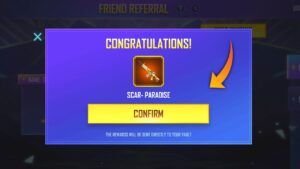 FREE FIRE NEW FRIEND REFERRAL EVENT | PARADISE SCAR PERMANENT - GARENA FREE FIRE