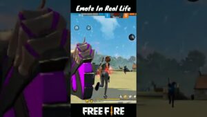 Free Fire Emote In Real Life | Garena Free Fire Max #shorts #freefireshorts #short