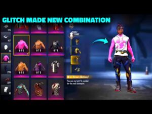 GLITCH MADE NEW BTS DRESS COMBINATION 😂 - GARENA FREE FIRE