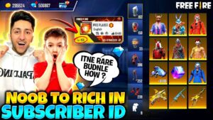 Gifting 10,000 Diamonds & All Legendary Rare Bundle 😍 To My Subscriber - Garena Free Fire