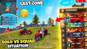 Grandmaster Top 1 Lastmoment Solo Vs Squad Booyah 😍😍😍- Garena Free Fire