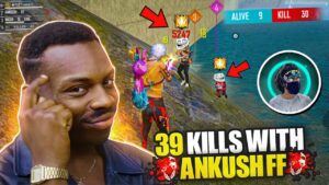 Highest 39 Kills in Grandmaster Lobby with @ANKUSH FF in BD Server 😱 Tonde Gamer - Garena Free Fire