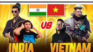 Indian YouTubers 🥵 Vs Vietnam Chappri😱 YouTubers India 🇮🇳 Vs Vietnam 🇻🇳 Garena-Free Fire