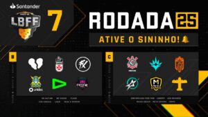 LBFF 7 - Rodada 25 - Grupos B e C | Free Fire