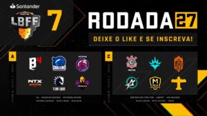 LBFF 7 - Rodada 27 - Grupos A e C | Free Fire