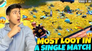 Most Loot In A Single Match 😱😨World Records- Garena Free Fire
