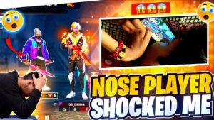 NOSE PLAYER👃 SHOCKED ME🤯🤯 | FIRST TIME IN FREEFIRE HISTORY 🤯 - GARENA FREEFIRE