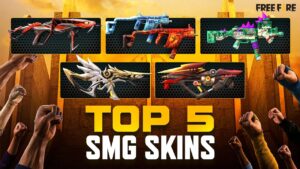 Top 5 SMG Gun Skins in Free Fire | MP40 Cobra...