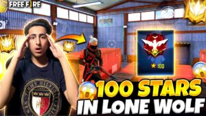 100 Stars In Lone Wolf 😨😱 Hacker Pro Player Vs Me - Garena Free Fire