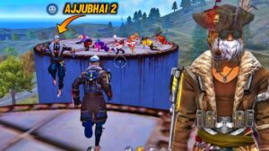 AJJUBHAI On Factory Roof🤣Solo Vs Squad Ajjubhai Bundle Factory Fight "Must Watch" :-Garena Free Fire