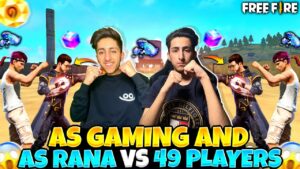 As Gaming And A_s Rana Most Kills Challenge 10,000 Diamonds💎- Garena Free Fire