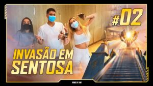 CHEGAMOS EM SENTOSA! CONHECENDO O HOTEL, PARQUE DE DIVERSÕES E OUTROS JOGADORES! #INVASÃOSENTOSA