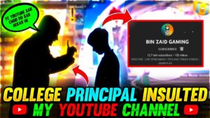 COLLEGE PRINCIPAL INSULTED MY YOUTUBE CHANNEL 😀🤣 FUNNY STORY - Garena Free Fire