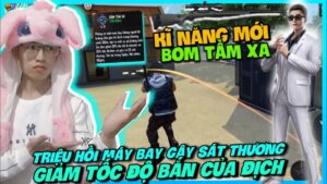 FREE FIRE | TEST KĨ NĂNG BOM TẦM XA NV MỚI TRIỆU HỒI ĐĨA BAY, SKYLER GIẢM SỨC MẠNH VÀ SÚNG MỚI M24