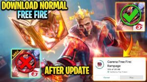 How to Download Normal Free Fire 😨 || After OB34 Update || Free Fire Only 350MB || Garena free fire