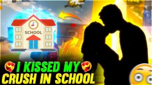 I KISSED MY CRUSH IN SCHOOL 😃🤣 FUNNY STORY - Garena Free Fire