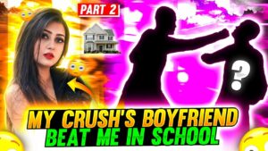MY CRUSH'S BOYFRIEND BEAT ME IN SCHOOL 😃🤣 FUNNY STORY - Garena Free Fire