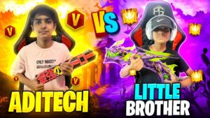 Me Vs My Little Brother - Called Me Noob 😂🔥 - Garena Free Fire