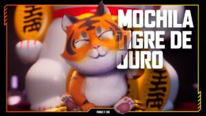 Mochila Tigre de Ouro | Free Fire