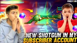 New Shotgun In My Friends Account 10000 Diamond 💎- Garena Free Fire