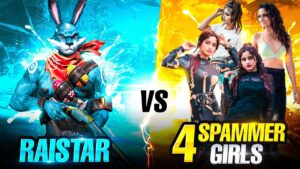 RAISTAR VS 4 RICH PRO GIRLS😱SOLO VS SQUAD CHALLENGED || GARENA FREE FIRE