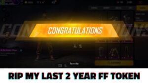 RIP MY LAST 2 YEAR FF TOKEN 🥵 GARENA FREE FIRE