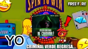 TODOS NOSOTROS VIENDO QUE GARENA REGRESARA EL CRIMINAL VERDE EN FREE FIRE #freefire 💚🤡